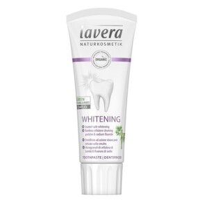 Kem đánh răng làm trắng Lavera với hạt cellulose tre 75ml chính hãng