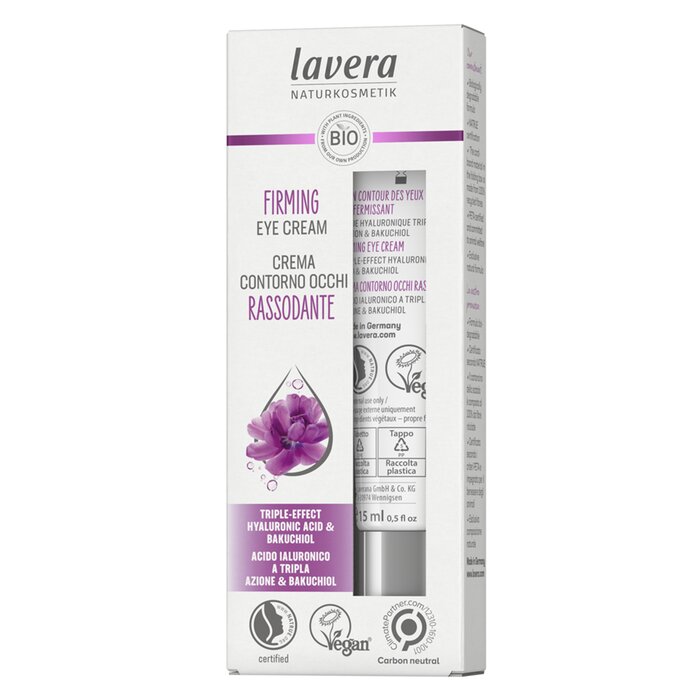 Lavera Triple Effect Hyaluronic Acids Firming Eye Cream 15ml