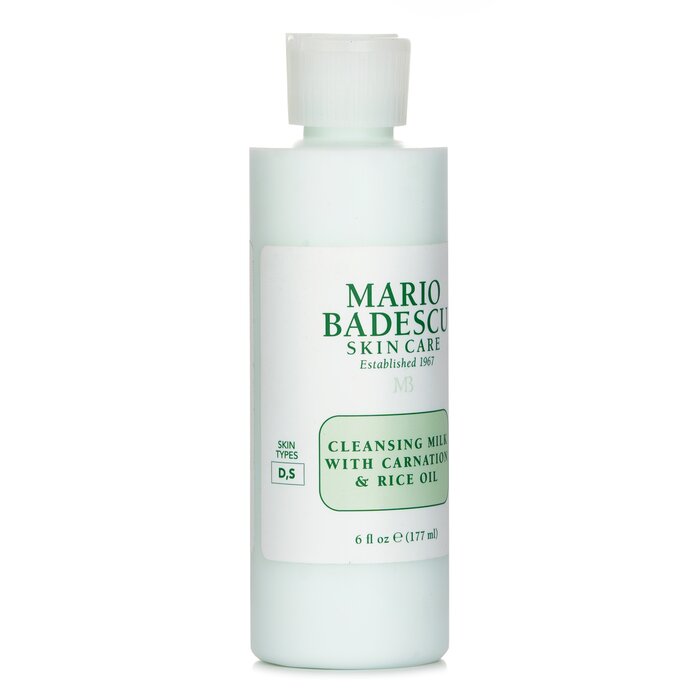 Mario Badescu Cleansing Milk With Carnation Rice Oil For Dry Sensitive Skin Types 177ml