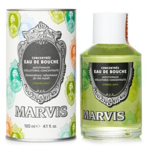 Marvis Eau De Bouche Concentree Concentrated Mouthwash Strong Mint 120ml