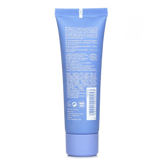 Kem rửa mặt tẩy tế bào chết hoa Melvita 50ml giá rẻ