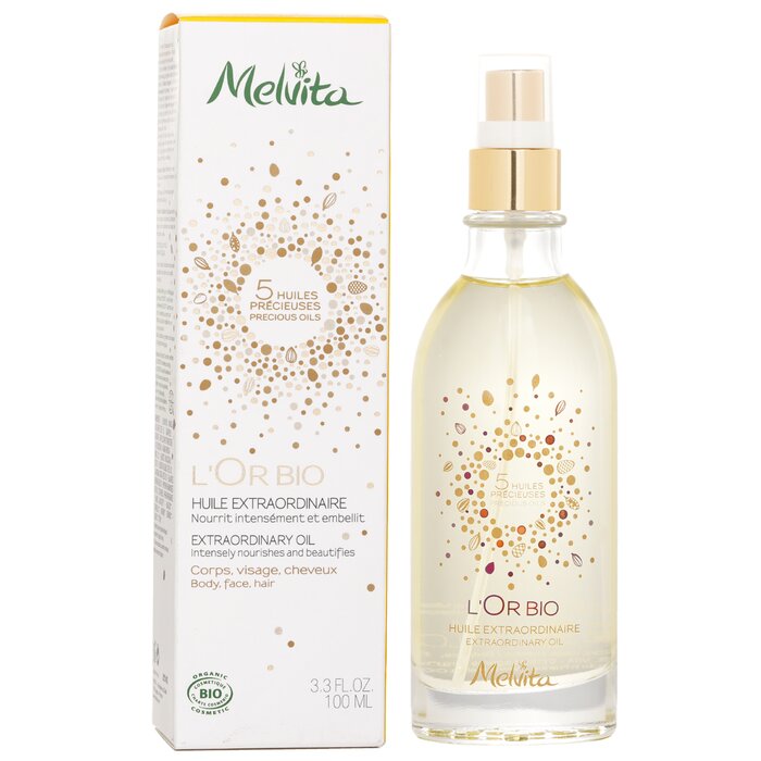 Melvita L Or Bio Extraordinary Oil For Body Face Hair 100ml