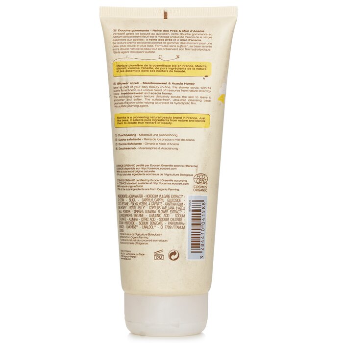 Tẩy tế bào chết tắm mật ong meadowsweet acacia Melvita 200ml giá rẻ