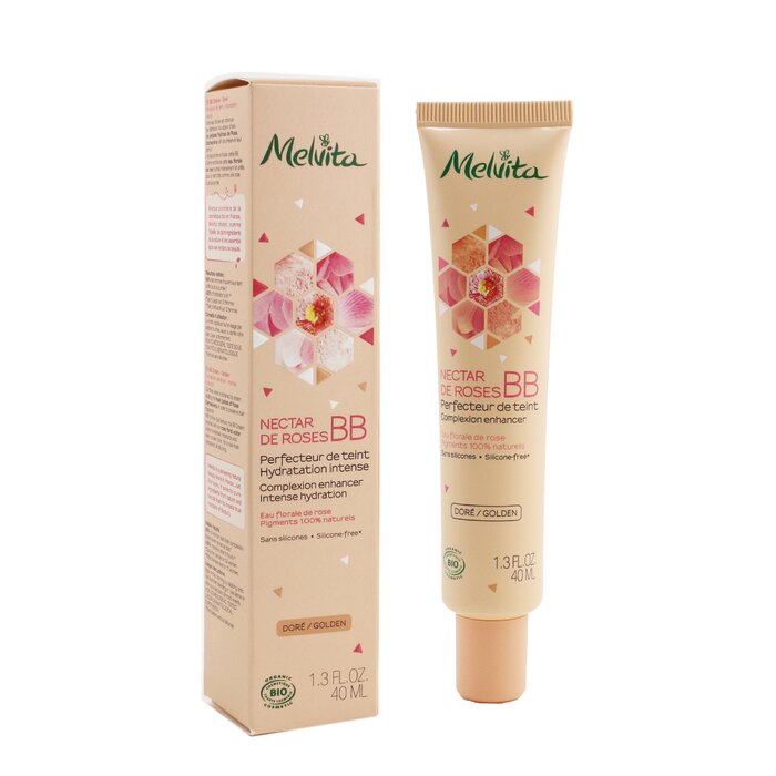 Melvita Nectar De Roses Bb Cream Complexion Enhancer Golden 40ml