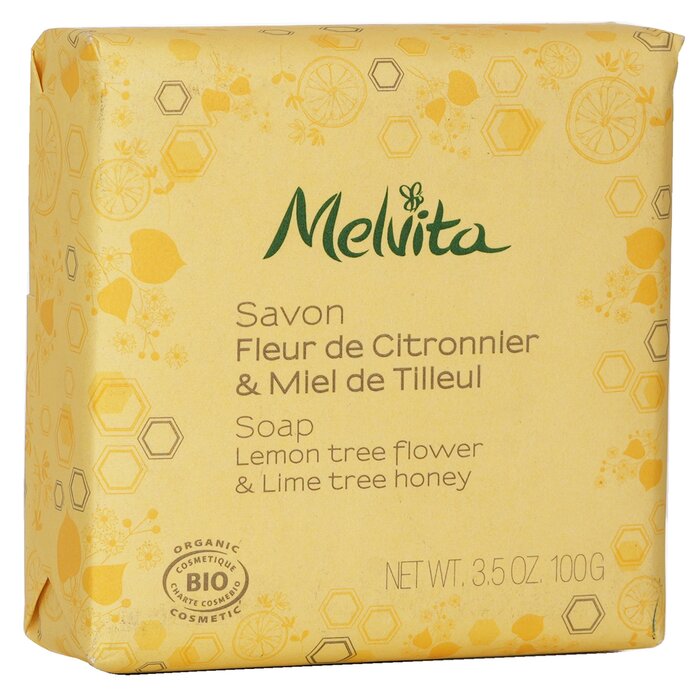 Melvita Soap Lemon Tree Flower Lime Tree Honey 100g