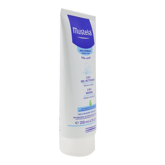Gel Tắm Gội 2 Trong 1 Mustela cho Da Thường 200ml giá rẻ