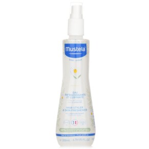 Nước xịt làm mới tóc Mustela với nước chamomile hữu cơ 200ml chính hãng