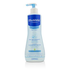 Nước rửa mặt & vùng tã Mustela không cần rửa cho da thường 500ml chính hãng
