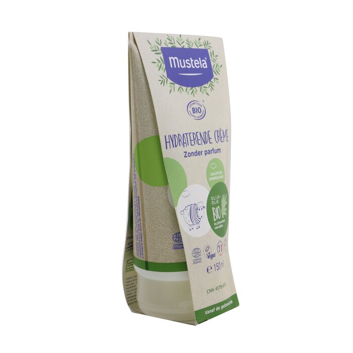 Mustela Organic Hydrating Cream With Olive Oil Fragrance Free 150ml