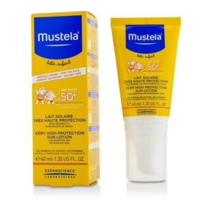 Mustela Very High Protection Sun Lotion SPF 50 Sun Sensitive Intolerant Skin 40ml