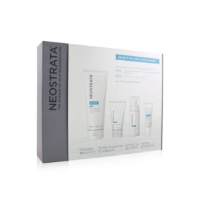 Neostrata Sensitive Skin Antiaging Kit Restore Cleanser Restore Face Cream Restore Face Serum Restore Eye Cream 4Pcs