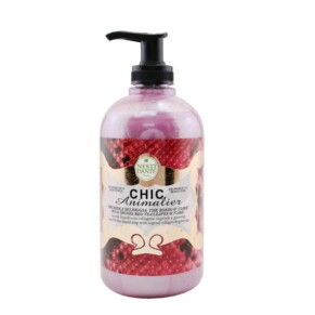 Xà Phòng Lỏng Nesti Dante Chic Animalier Dưỡng Da Mặt & Tay Với Collagen Thực Vật Nhân Sâm, Hoa Lan Hoang Dã, Trà Đỏ, Tiare 500ml chính hãng