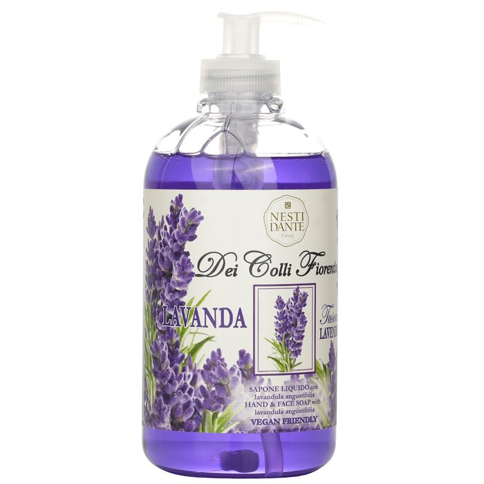 Nesti Dante Dei Colli Fiorentini Hand Face Soap With Lavandula Angustifolia Tuscan Lavender 500ml