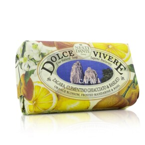 Nesti Dante Dolce Vivere Fine Natural Soap Capri Orange Blossom Frosted Mandarine Basil 250g