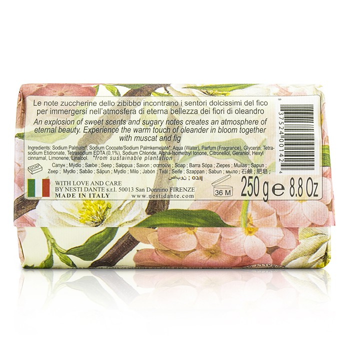 Nesti Dante Dolce Vivere Fine Natural Soap Roma Olenander In Bloom Muscat Fig 250g