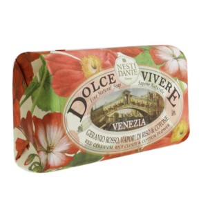 Xà phòng tự nhiên Nesti Dante Dolce Vivere Venezia Hoa Cẩm Chướng Đỏ Gạo Cloud Bông Cotton 250g giá rẻ