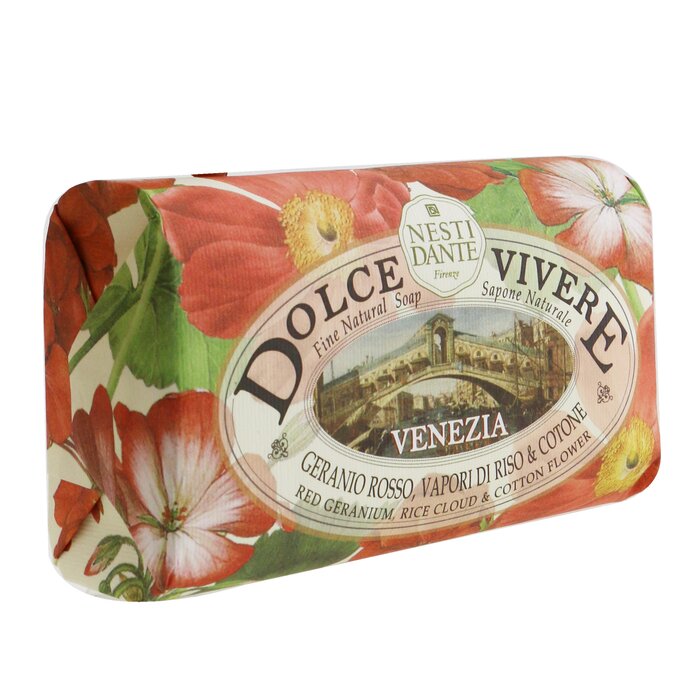 Xà phòng tự nhiên Nesti Dante Dolce Vivere Venezia Hoa Cẩm Chướng Đỏ Gạo Cloud Bông Cotton 250g giá rẻ