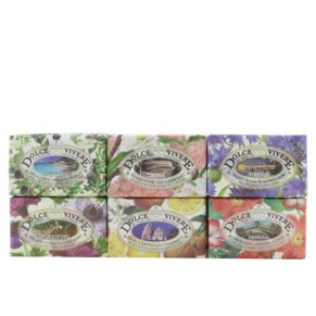 Nesti Dante Dolce Vivere The Collection Soap Set Sardegna Portofino Roma Capri Firenze Venezia 6x 150g