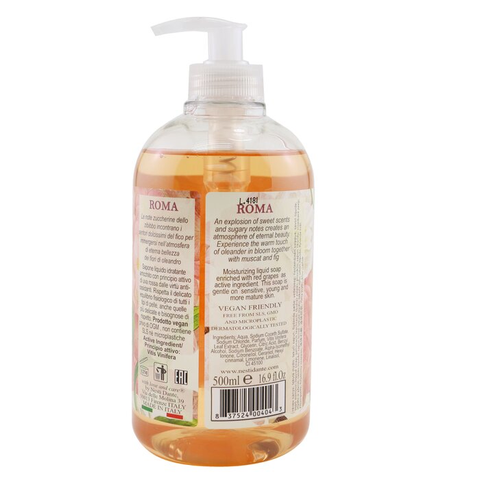Nesti Dante Xà Phòng Lỏng Vegan Dolce Vivere Roma Oleander Nở Rộ Fig Muscat 500ml giá rẻ