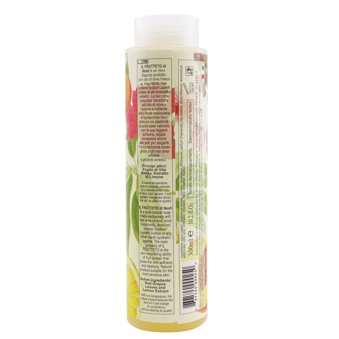 Xà Phòng Tắm Nesti Dante Il Frutteto Chiết Xuất Lá Nho Đỏ & Chanh 300ml giá rẻ