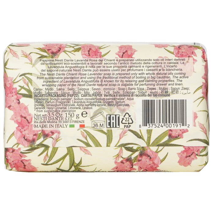 Xà phòng tự nhiên Nesti Dante Lavanda Rosa Del Chianti 150g giá rẻ