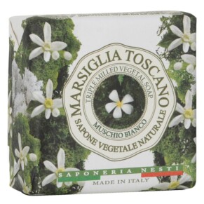 Nesti Dante Marsiglia Toscano Triple Milled Vegetal Soap Muschio Bianco 200g
