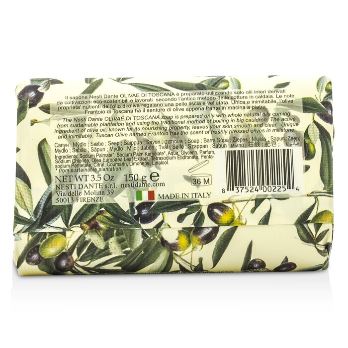 Nesti Dante Natural Soap With Italian Olive Leaf Extract Olivae Di Toscana 150g