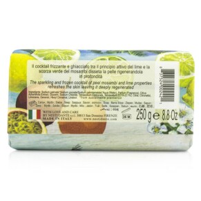 Nesti Dante Paradiso Tropicale Triple Milled Natural Soap Tahitian Lime Mosambi Peel 250g