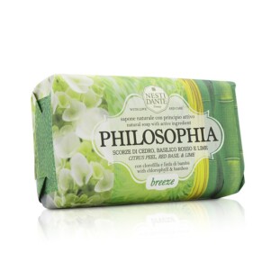 Nesti Dante Philosophia Natural Soap Breeze Citrus Peel Red Basil Lime With Chlorophyll Bamboo 250g