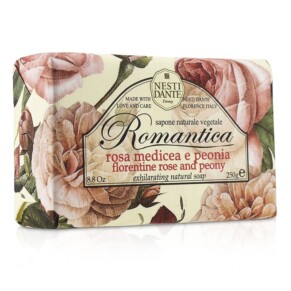 Nesti Dante Romantica Exhilarating Natural Soap Florentine Rose Peony 250g