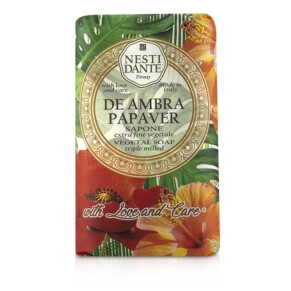 Xà phòng thực vật ba lần xay Nesti Dante De Ambra Papaver 250g chính hãng