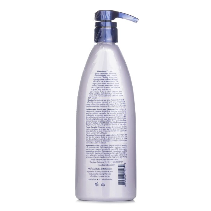 Noodle & Boo Sữa Tắm Gội 2 Trong 1 Cho Trẻ Sơ Sinh Lavender 473ml giá rẻ