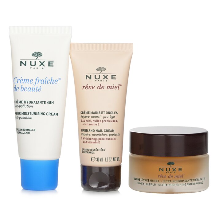 Nuxe Moisture Me Kit Creme Fraiche De Beaute 48Hr Moisturising Cream 30ml