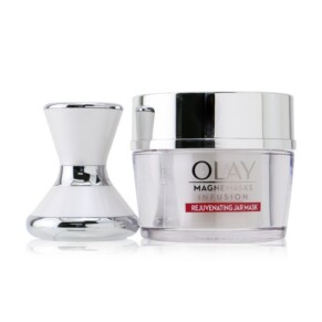 Bộ khởi động Olay Magnemasks Infusion trẻ hóa da cho nếp nhăn & thiếu độ săn chắc 1 máy truyền từ tính 1 bộ sản phẩm trẻ hóa 2 miếng chính hãng
