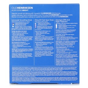 Bộ sản phẩm làm sáng da Ole Henriksen Acids Done Bright Set Lemonade Smoothing Scrub 30g giá rẻ