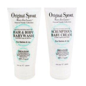 Original Sprout Baby's First Bath Kit 1x Hair Body Baby Wash 118ml