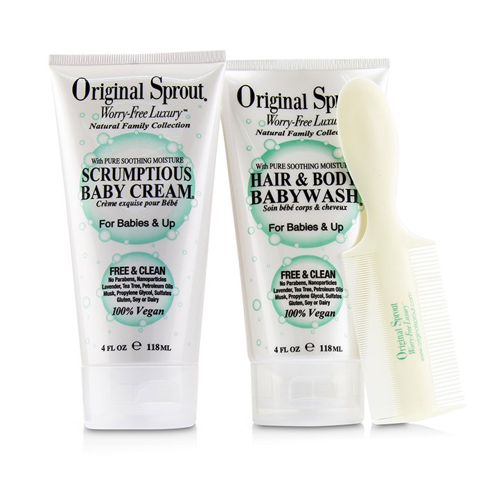 Bộ sản phẩm tắm gội cho bé Original Sprout 118ml giá rẻ