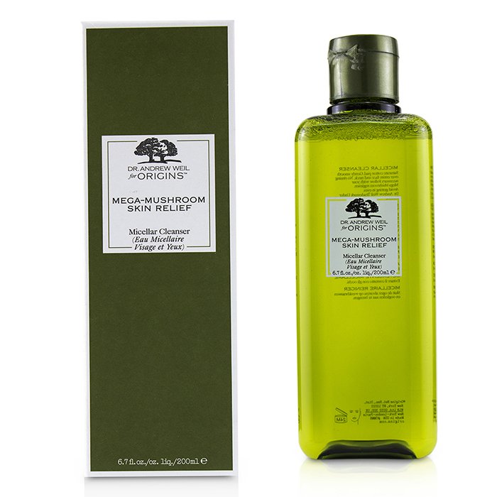 Origins Dr Andrew Mega Mushroom Skin Relief Micellar Cleanser For Sensitive Skin 200ml