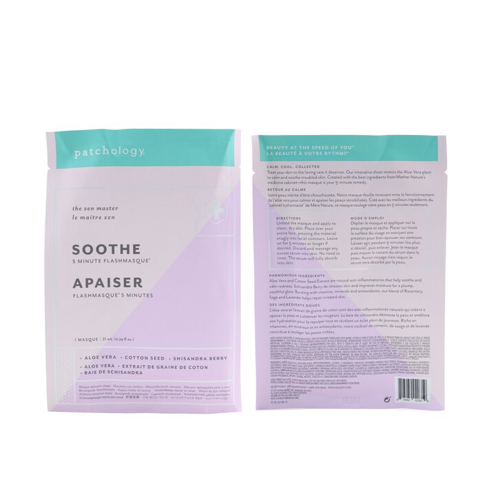 Mặt nạ giấy Patchology Flashmasque 5 phút làm dịu da 4x21ml giá rẻ