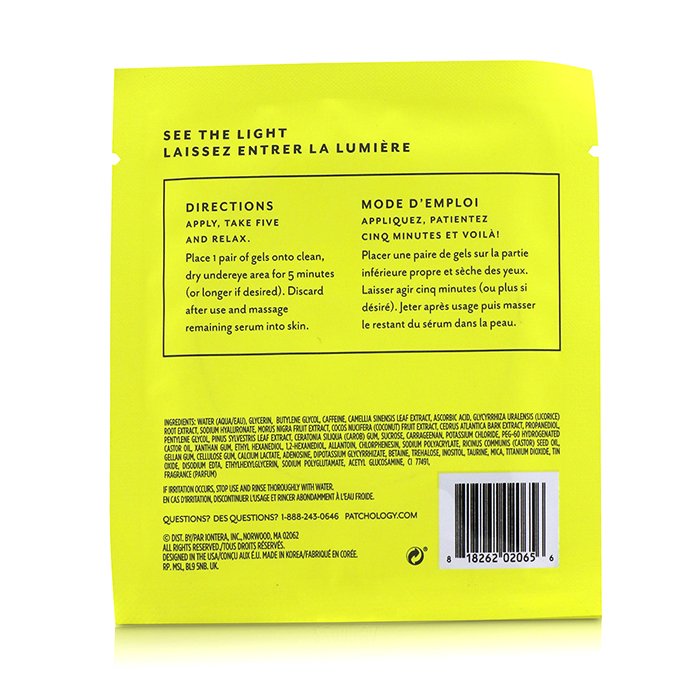 Mặt nạ mắt Patchology Flashpatch Illuminating 5 cặp giá rẻ