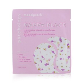 Patchology Moodpatch Happy Place Inspiring Tea Infused Aromatherapy Eye Gels Rose Hibiscus Lotus Flower 5Pairs