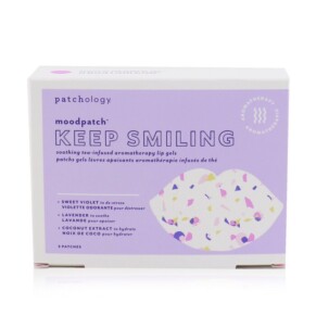 Gel môi Patchology Moodpatch Keep Smiling tinh chất trà thảo mộc chiết xuất hoa oải hương dừa 5 miếng chính hãng