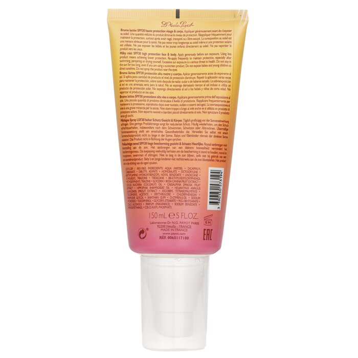 Sữa Xịt Chống Nắng Payot Sunny SPF 30 Tăng Cường Tanning Cho Mặt & Cơ Thể 150ml giá rẻ
