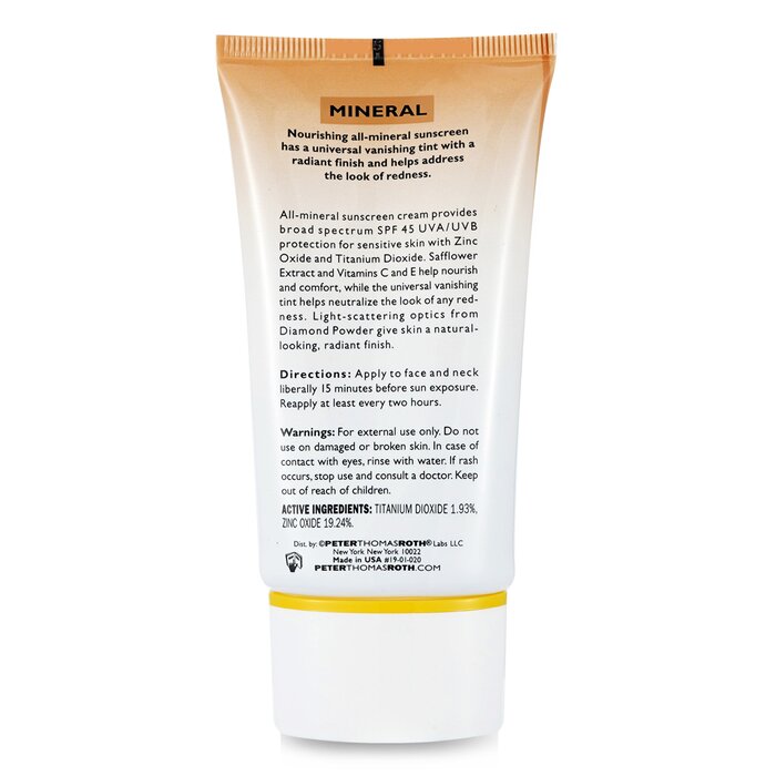 Kem Chống Nắng Khoáng Tinted Peter Thomas Roth SPF 45 50ml giá rẻ