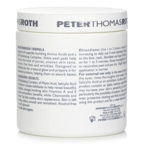 Bảng tẩy tế bào chết Amino Acid Peptide 21 Peter Thomas Roth 60 miếng giá rẻ