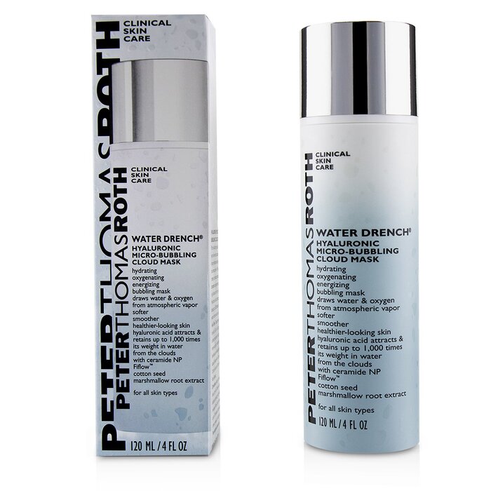 Peter Thomas Roth Water Drench Hyaluronic Micro Bubbling Cloud Mask 120ml