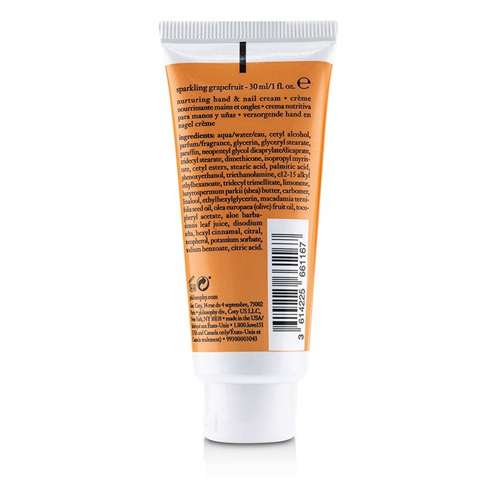 Philosophy Hands Of Hope Nurturing Hand Nail Cream Sparkling Grapefruit 30ml