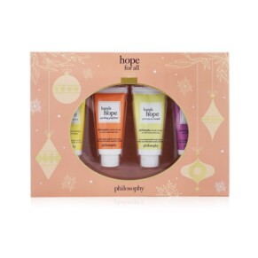 Philosophy Hope For All Nurturing Hand Nail Cream 4 Pieces Set Lemon Custard 30ml