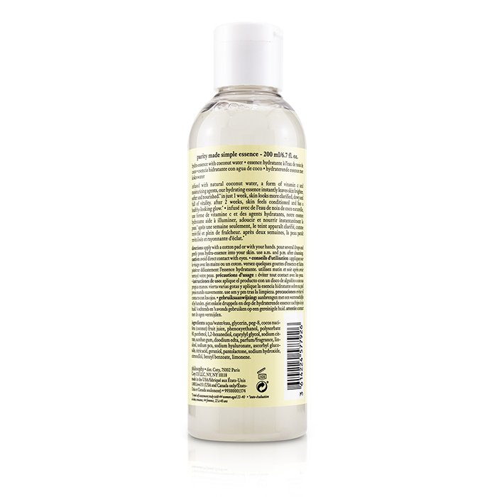 Philosophy Purity Made Simple Hydra Essence With Coconut Water 200ml