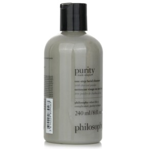 Philosophy Purity Made Simple One Step Facial Cleanser With Charcoal Powder Normal To Dry Skin 240ml